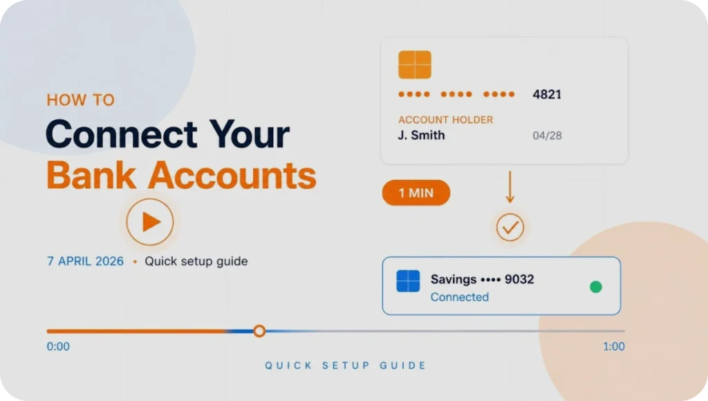 How To Connect Your Bank Accounts in One Minute